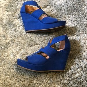 Wild blue wedges